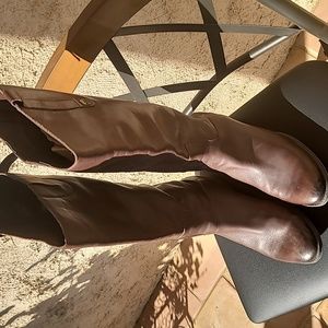 Sam Eldeman Leather Tall Giddy Up Penny Riding Boots Style SZ 10